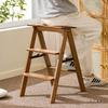Folding Multifunctional Kitchen Ladder Stool - Portable, Sturdy, 3-Step Design