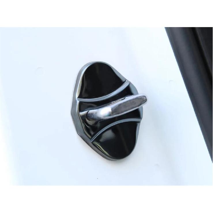 4pcs Car Door Lock Cover For Land Rover DISCOVERY Range Rover VELAR P250 P380/Jaguar XE XF E-PACE F-PACE XEL XFL/Suzuki Liana