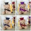 Stuffed Toy Graduation Bear Soft Doll Doctor Bear Plush Toy Students   Kindergarten Gifts