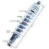 ATV Off-road Motorcycle Shock Absorbers: 380mm Front, 370mm Rear