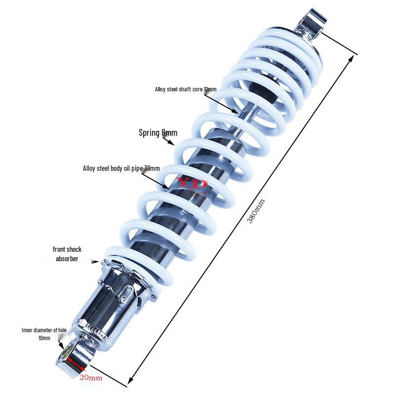 ATV Off-road Motorcycle Shock Absorbers: 380mm Front, 370mm Rear