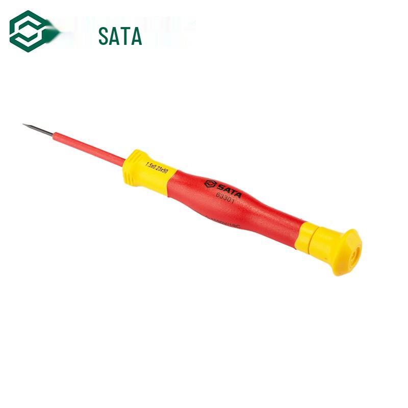SATA VDE Insulated Slotted Precision Screwdriver