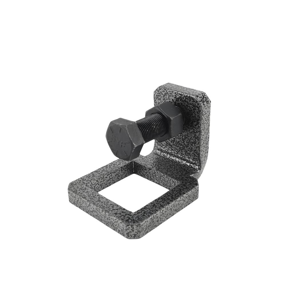 Clema Anti-Zgomot pentru Cuplaj cu 2 Tampoane de Cauciuc Oțel Sintetic Rezistent Acoperit Strângător Stabilizator pentru Receptoare de Cuplaj de 2 inch