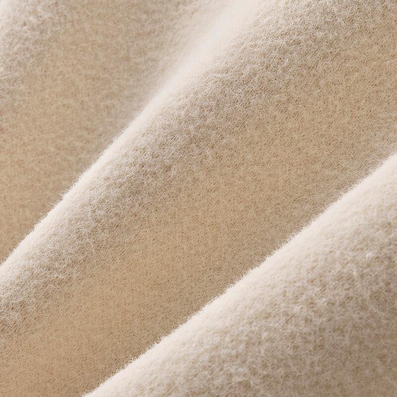 Shechi Elegant Round Neck Wool Blend Short Coat