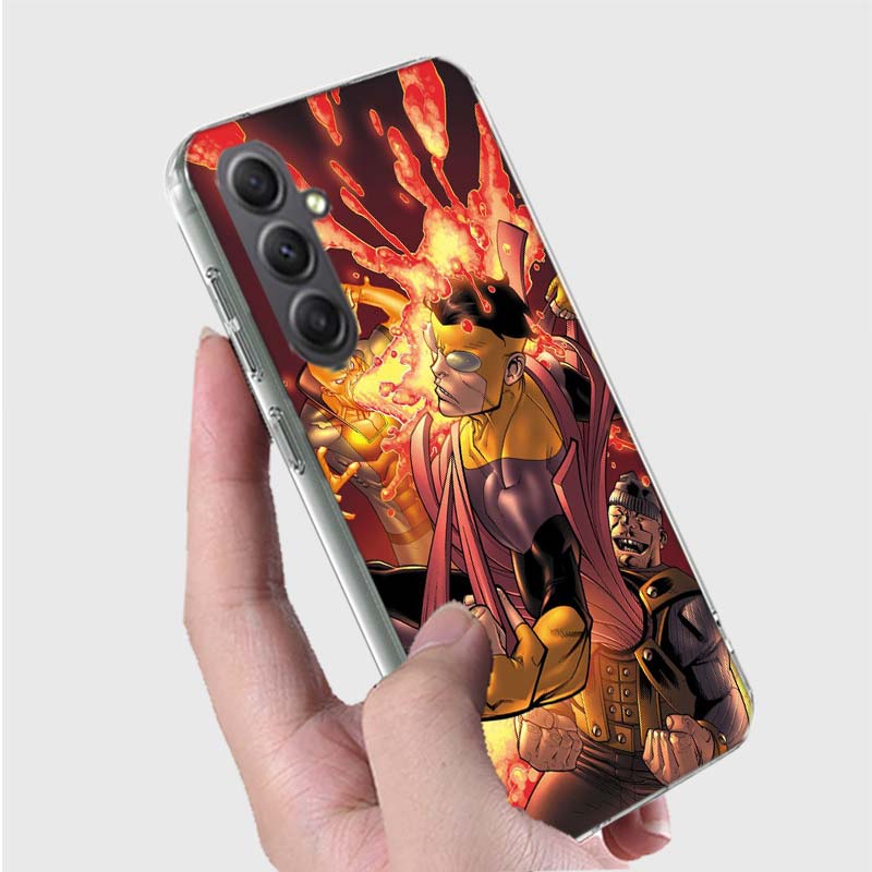 

Cartoon Invincible Phone Case for Samsung A16 A26 A36 A56 A17 A37 A57 A07 A06 A02S A03 A04S A05S Galaxy Note 20 10 A50S A71 A51 Samsung A04S
