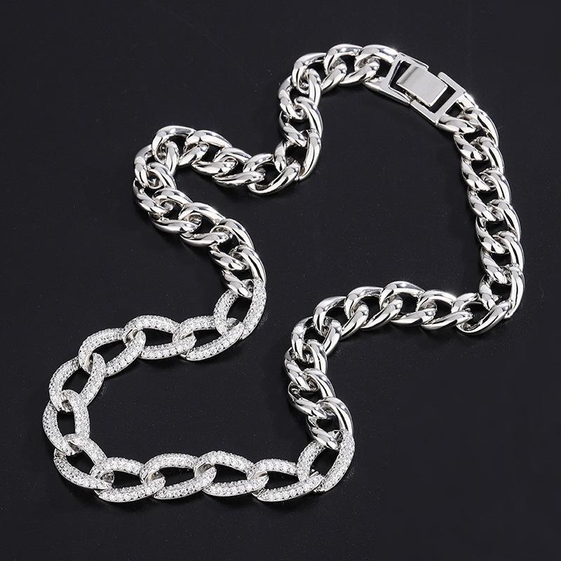 Simple Rough Necklace, Hip Hop, Customizable Jewelry Punk Geometric Bracelet Necklace Set