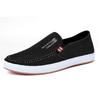 Einfacher Stil Sommer neu Ein-Pedal Segeltuchschuhe Herren Weichsohle Atmungsaktiv Herren Freizeitschuhe Pendeln Vielseitig Faule Schuhe