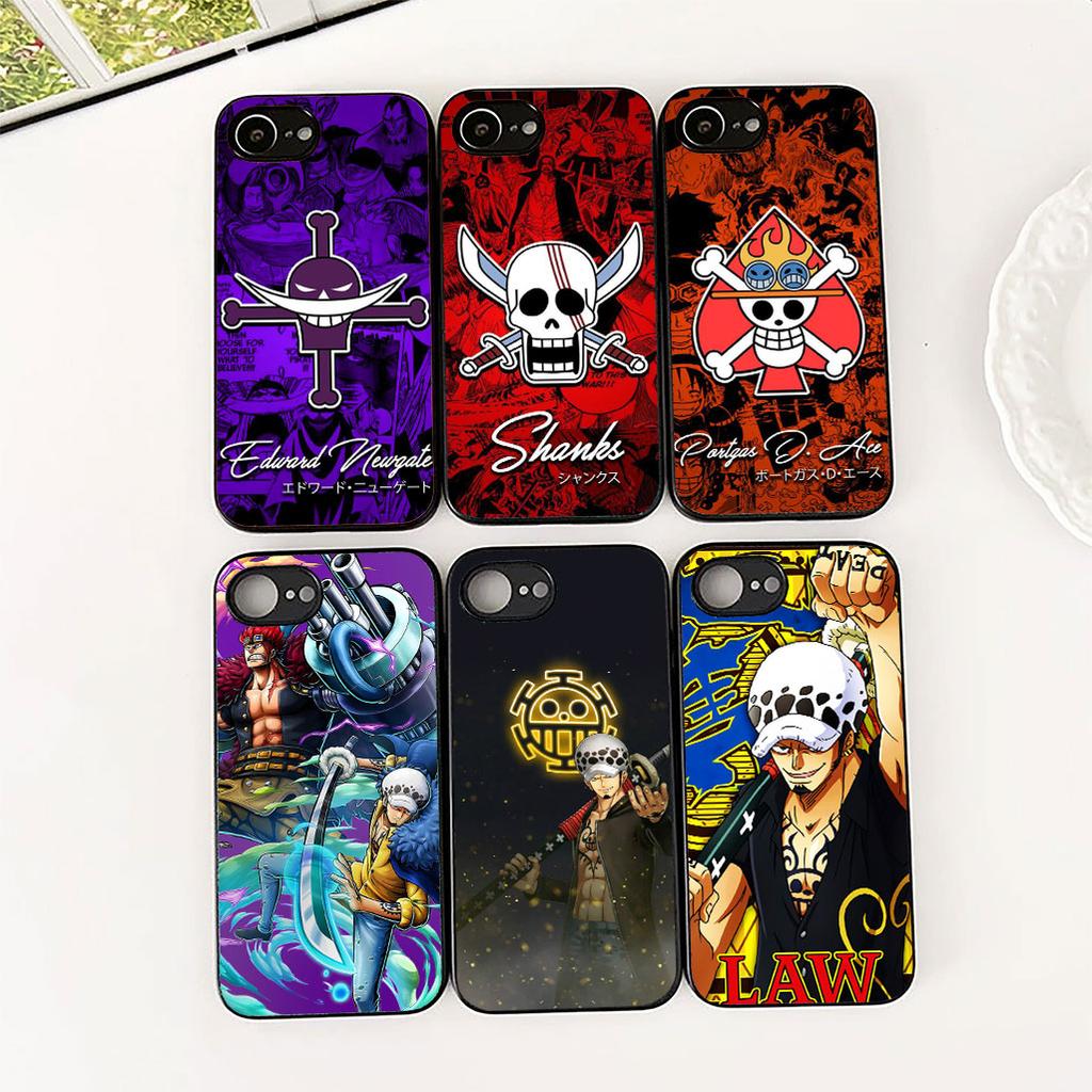ONE Luffy PIECE Logo Law Phone Cover for Apple iPhone 12 13 Pro Max Mini ProMax X XR 17E 13Mini Protective Case