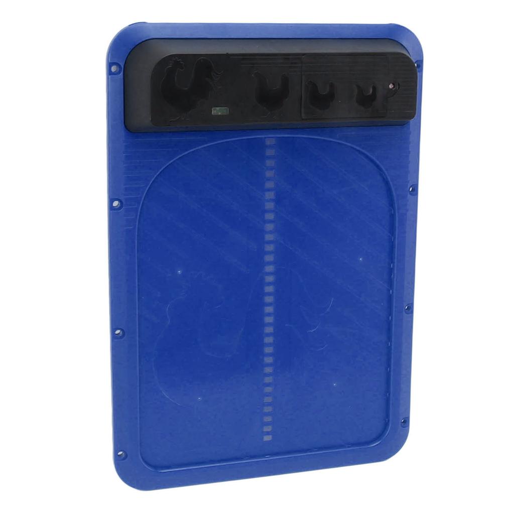 Automatischer Hühnerstalltüröffner Lichtsensor Batteriebetrieben Automatische Hühnertür Blau