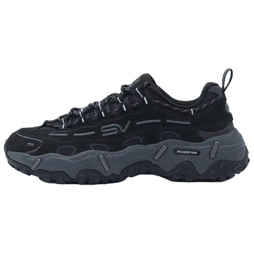 

Anta Cookie SV Cookie V2 Height Increasing Low top Casual Shoes Men s Black 112618806V-2 43