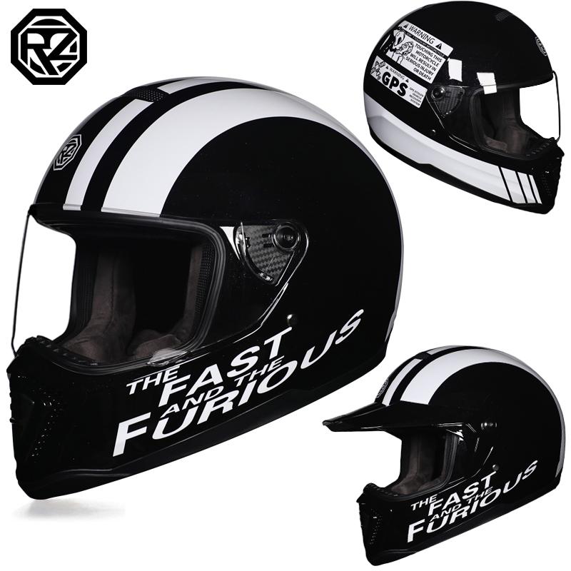2024 new ORZ retro motorcycle helmet, American cruise full helmet, motorcycle with free brim