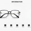Oversized Trendy Anti Blue Light Myopia Glasses Women High-definition Optical Eyeglasses