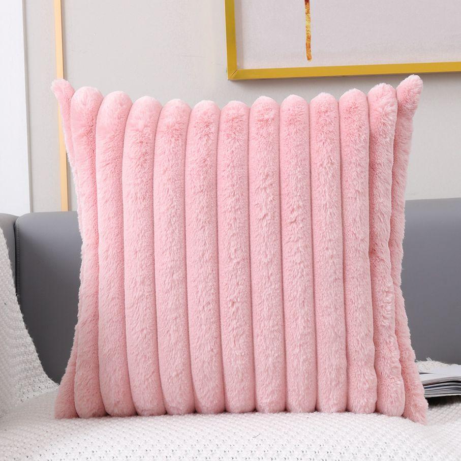Soft Plush Fur Pillow Cover 45x45cm 30x50cm Decorative Pillow Case for Sofa Decor Pillows Cover for Bed Luxury Fur Cushion
