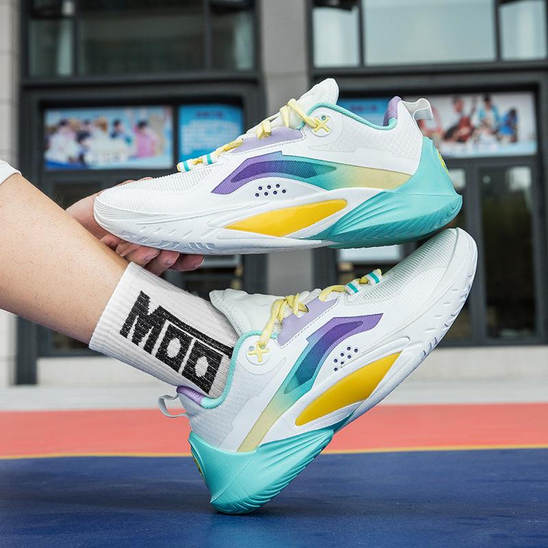 

For actual combat basketball shoes, young men s flash 10 women s high-top children s students low-top sneakers, spot offline 36