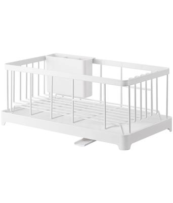 Yamazaki Jitsugyo Drainer Basket Drainer Wire Basket Aqua White 2898