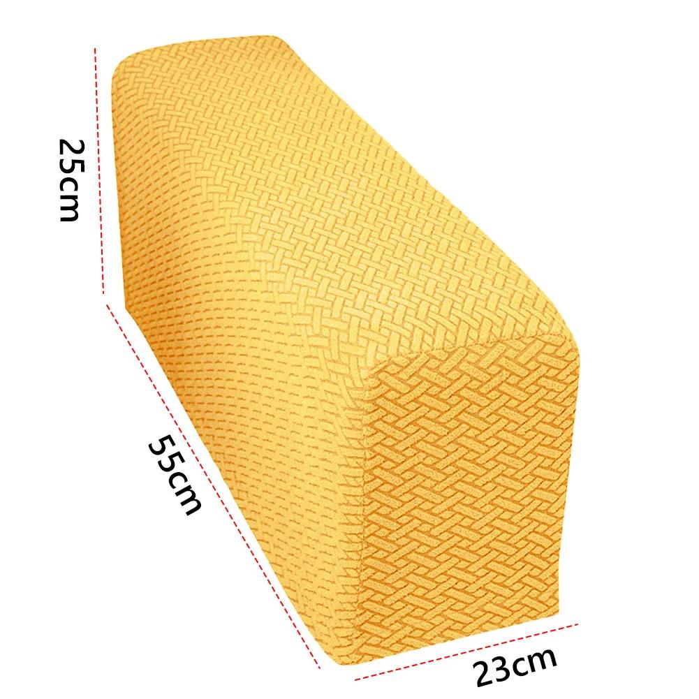 1PCS Furniture Protector Washable Armchair Slipcovers Checkered Pattern Armrests Chair Covers for Chairs Sofas Couch Arm Cover