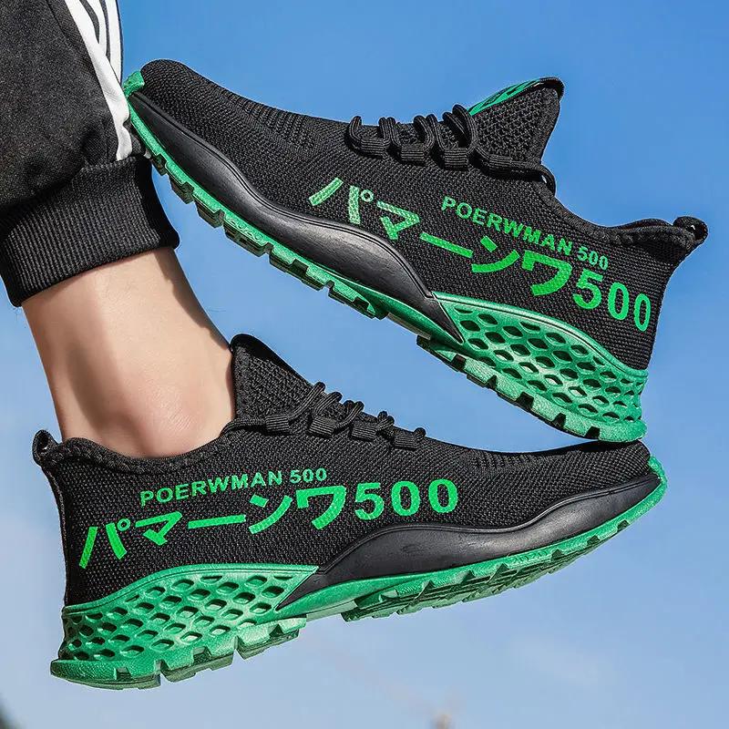 Men's Lightweight Mesh Breathable Casual Sports Shoes Summer Soft Sole Comfortable Outdoor Running Shoes Youth Sneakers Zapatos