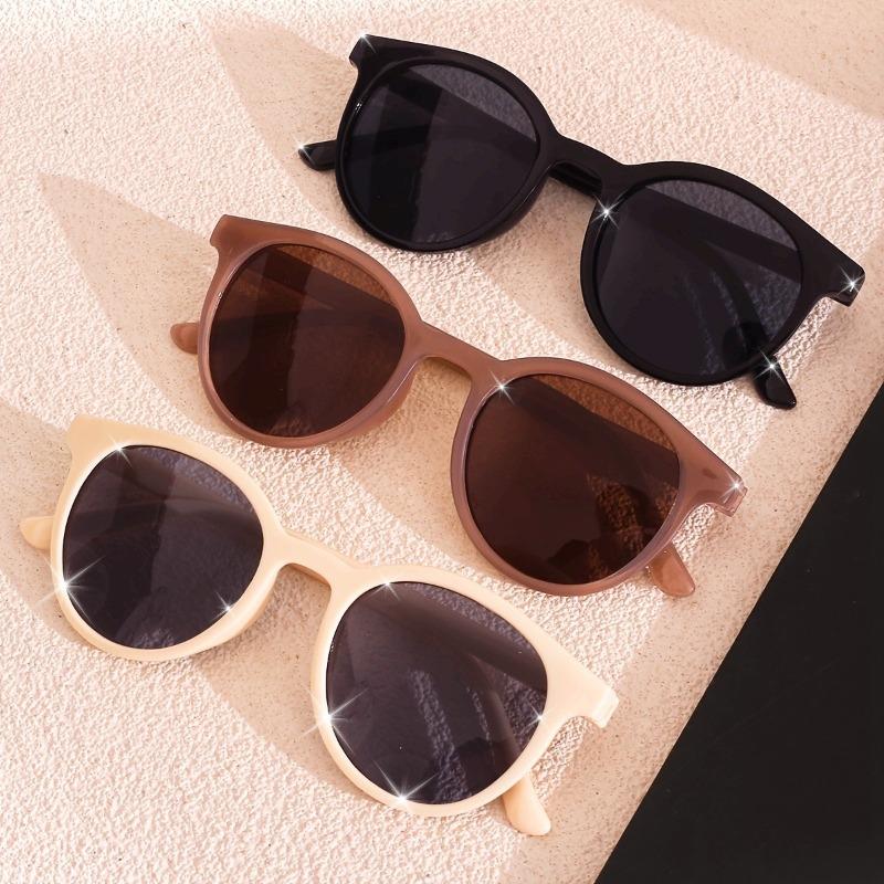 

3pack Retro Small Round Frame Women s Fashion Glasses Daily Trendy Match Party Festival Party Decoration Glasses