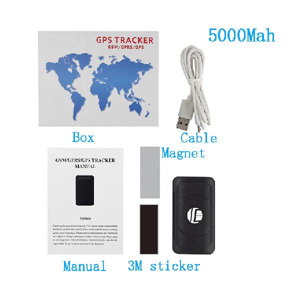 No Subscription Fee DAGPS Magnetic GPS Tracker Locator Tk202 for Vehicle Car Kids Motorcycle Portable Real Time Tracking Device