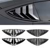 For Tesla Model Y Juniper 2021-2025 ABS Rear Car Window Shutter Cover Louver Side Vent Trim Triangle Modified Car Accessories