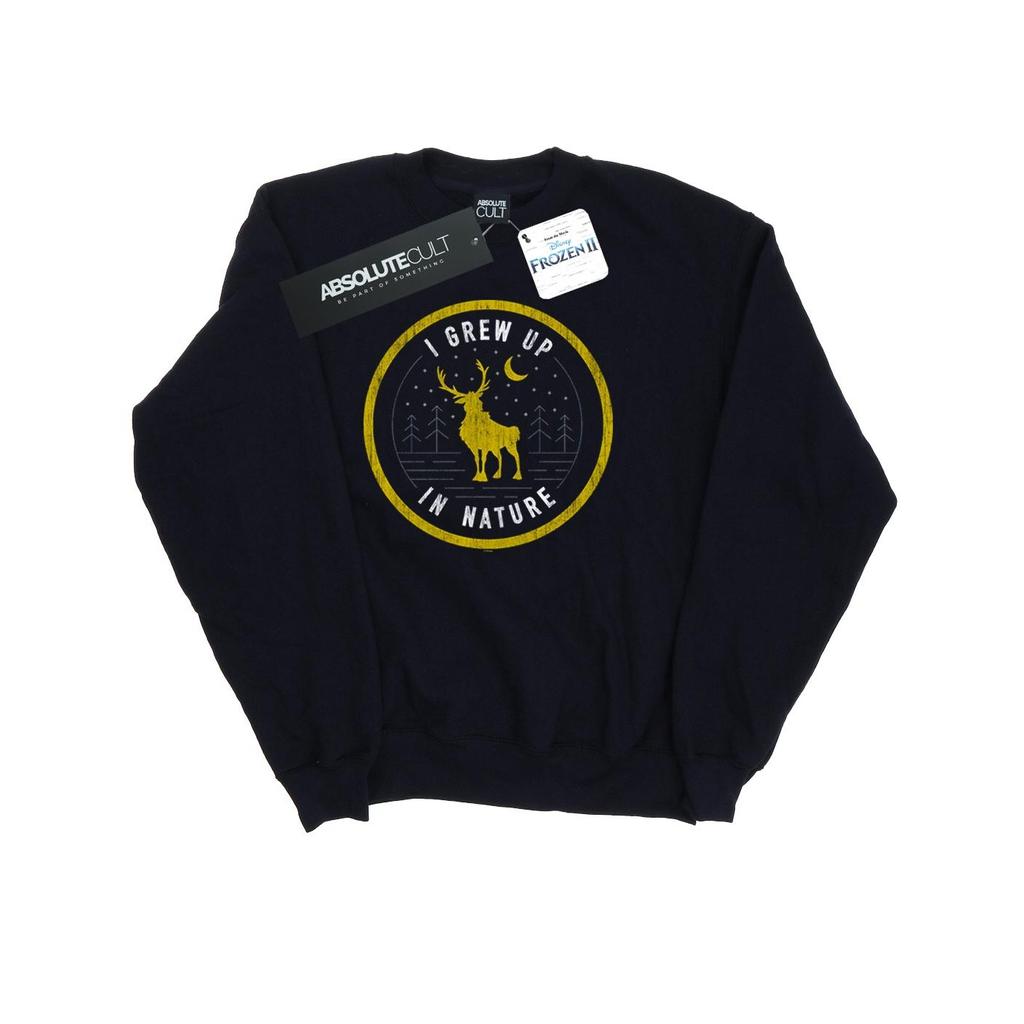 Disney Mens Frozen 2 Sven I Grew Up In Nature Sweatshirt