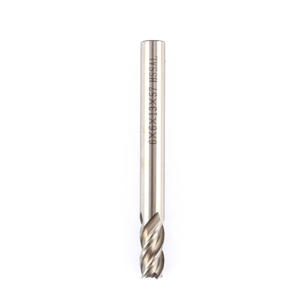 High Quality 4mm 12mm HSS CNC Straight Shank 4 Flute End Mill Cutter Drill Bit