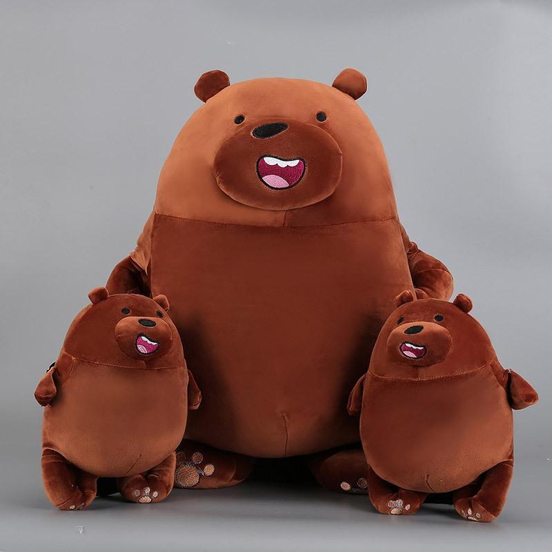 JingJingRS Adult Brown Bear Ski & Skate Knee Pads
