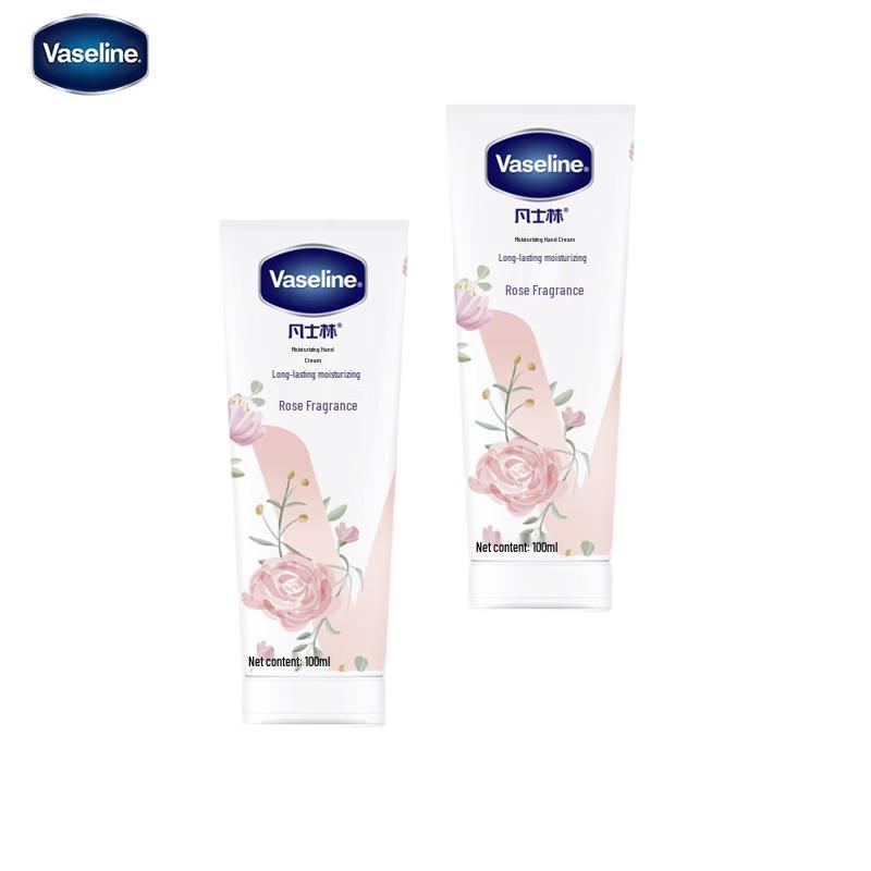 Vaseline Rose Scent Moisturizing Hand Cream (2-Pack)