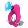 Women Penis Cock Ring Clitoral Stimulator Clit Sucker Delay Ejaculation Dick Enlarger Ring Sex Toy for Men Couples