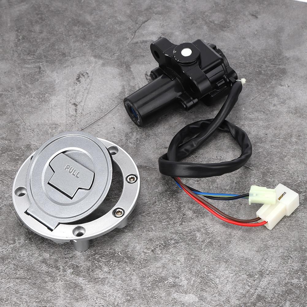 Ignition Switch Fuel Gas Cap Seat Lock Key Set Fit for Yamaha YZF R6 YZF R1 FZ6 FZ09 FZ6R