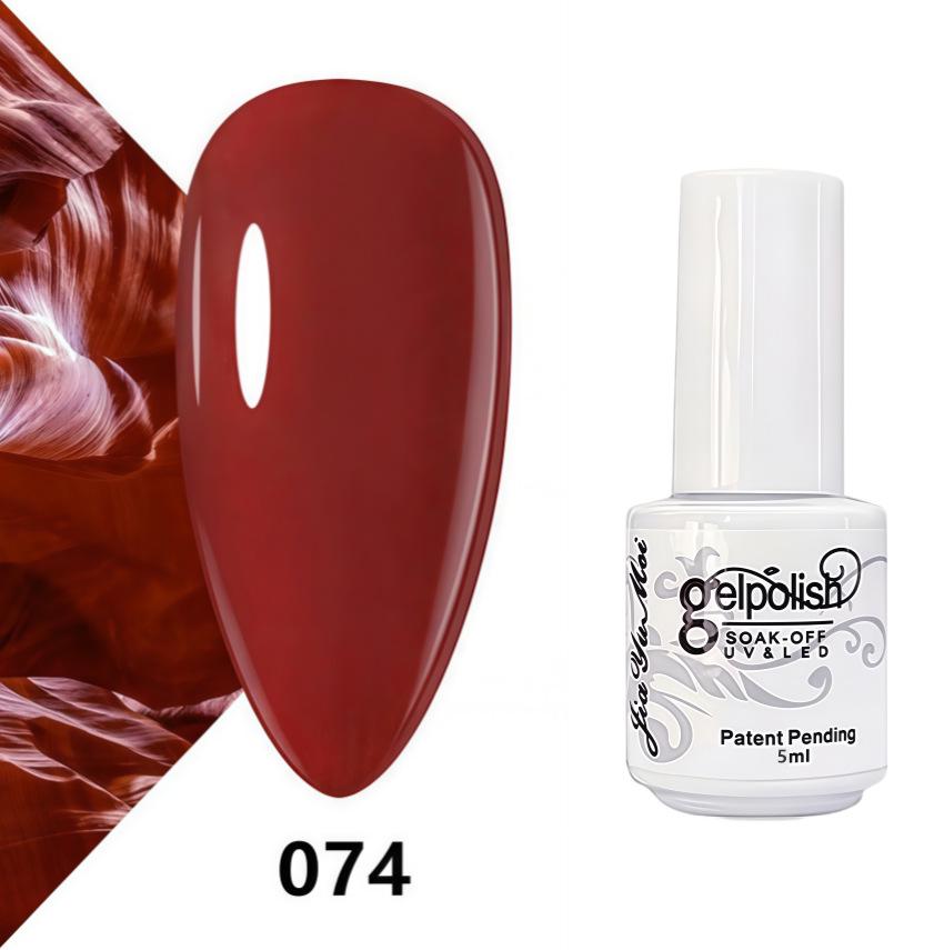 GELPOLISH Nail Art Set: Base, Top Coat, Transparent & White Gel Polishes