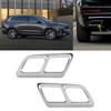 2 Stück Auspuffspitzenverkleidung FourOut Endrohrrahmen Ersatz für Cadillac XT6 202021(Helle Farbe )