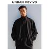 UR Men's Stand-Collar Letter Print Jacket