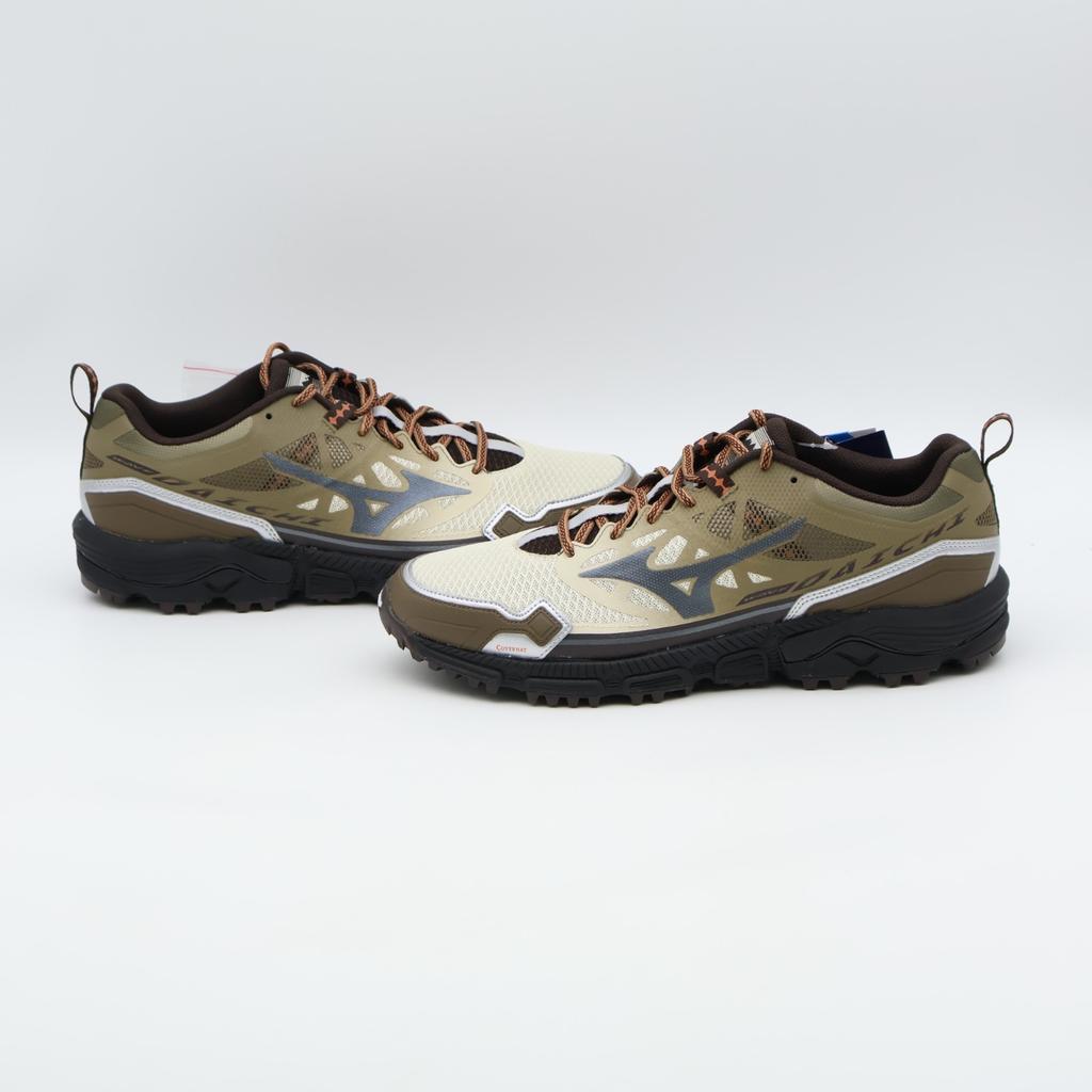 D1GD262101 Covernat Mizuno Wave Daichi LS Khaki/Schwarz (Herren)