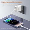 120W Super Fast Charge PD+USB Universal Mobile Phone Charger with EU/US/UK Plug