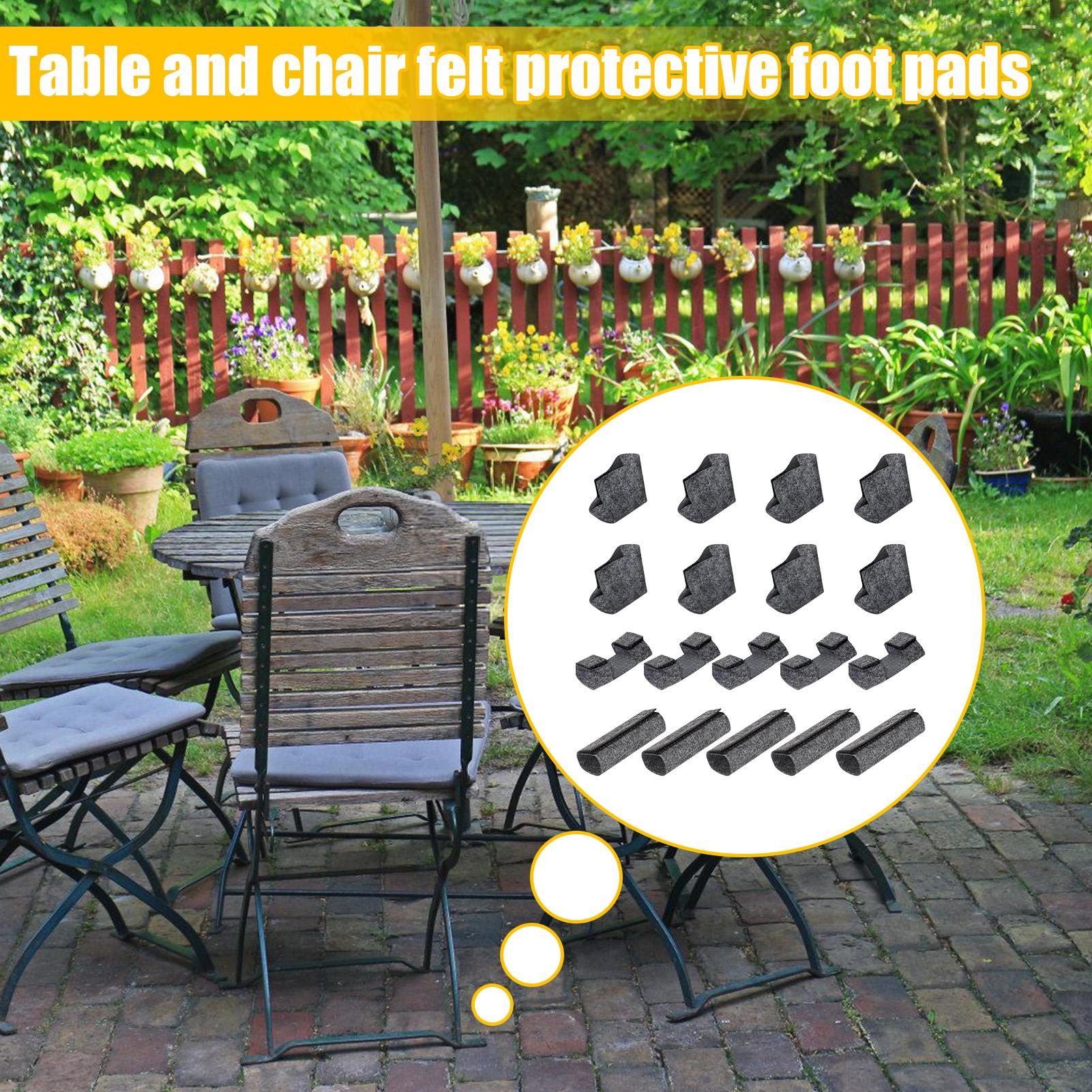 

Chair Foot Covers Bench Felt Gliders Set Of 18 Anti-Slip Furniture Feet Grippers Caps Pads Cover For Living Room Kitchen Bedroom China Mainland