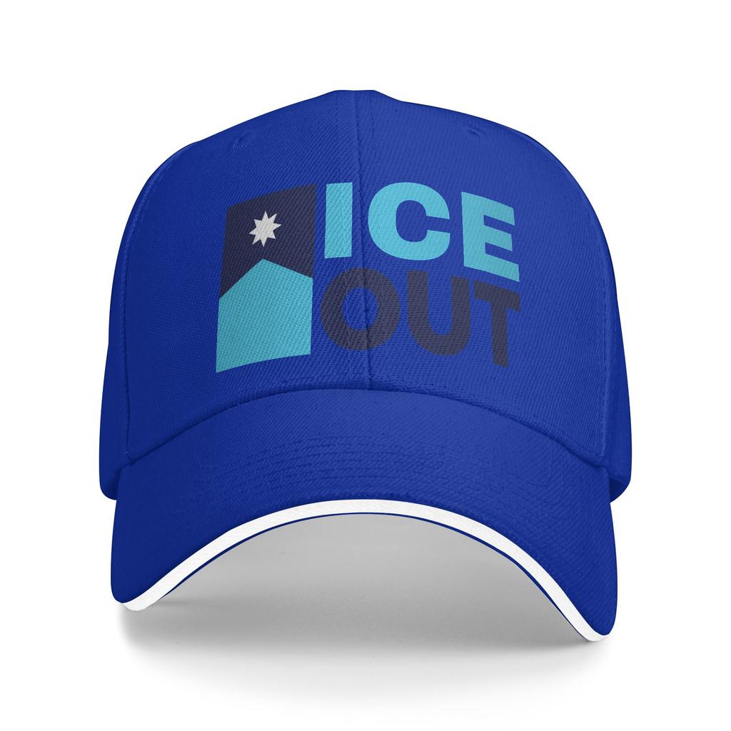 Ice-Out Baseball Cap Stylish Trucker Hat Summer Unisex-Teens Outdoor Sport Baseball Caps