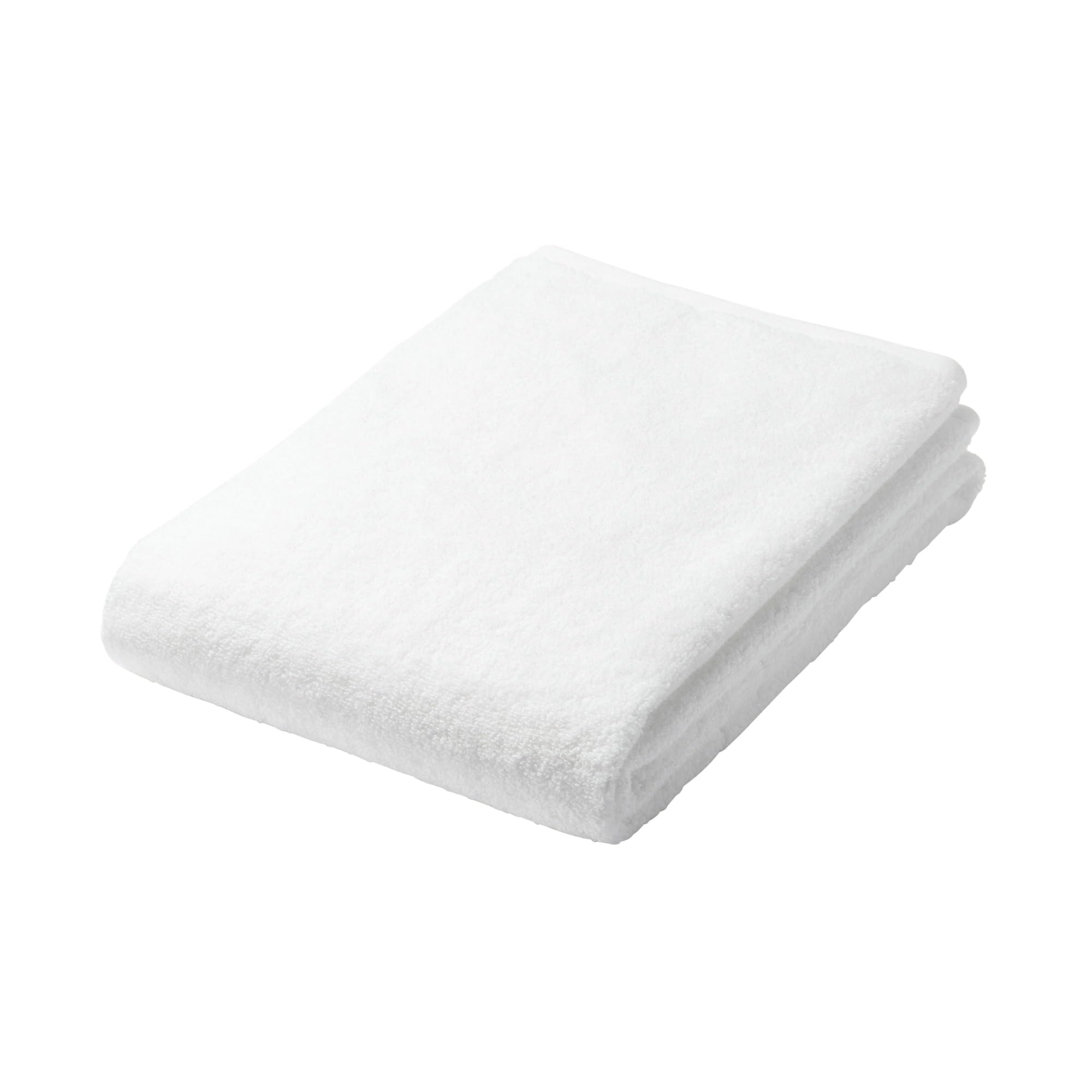 

MUJI Fluffy Pile Large Bath Towels, Set of 4, 70 x 140 cm, Off-White/Soft, 84705519