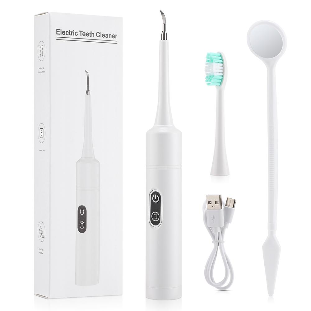 Electric Dental Scaler Tartar Calculus Remover 5 Mode Portable Toothbrush Vibration Sonic Tooth Cleaner Teeth Whitening Cleaning