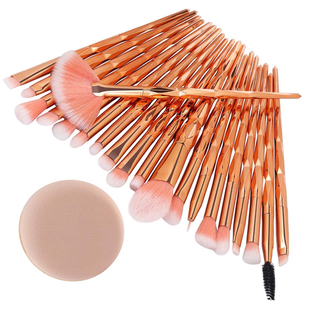 20PCS Make Up Foundation Eyebrow  Blush Cosmetic Concealer Brushes