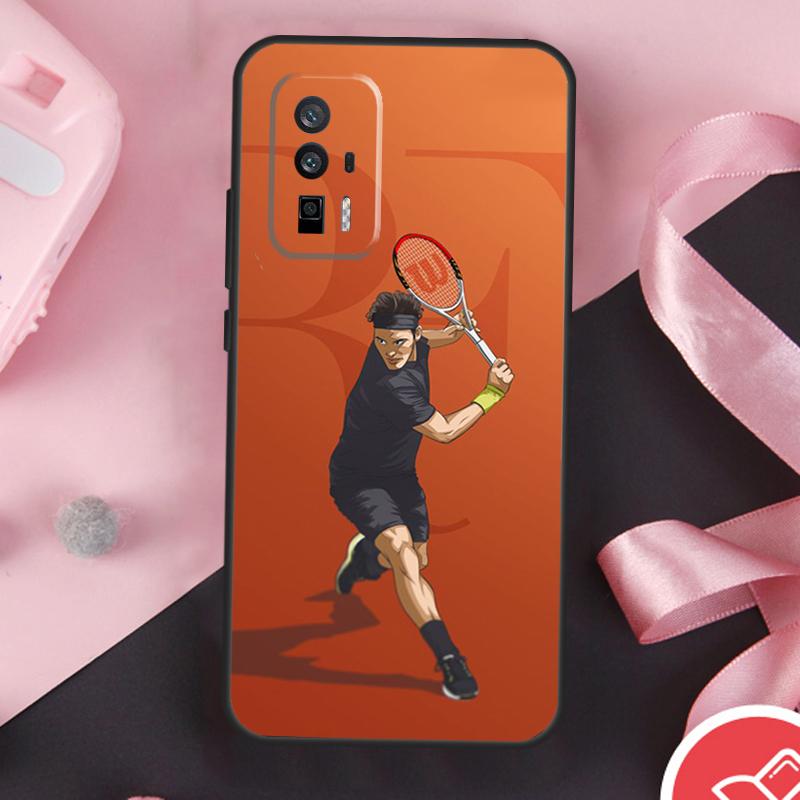 Tennis Roger Federer RF Case For Xiaomi 13T 11T 12T Pro 12 Lite 13 14 Ultra POCO F6 F5 M6 X3 X5 X6 Pro F3 M5s Cover