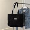 Ladies Bag Corduroy Shoulder Bag Tote Bag Handbag For Casual Outings Travel Office