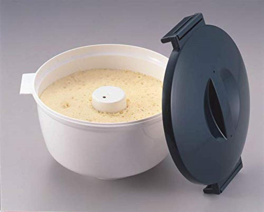 Tiger Crown Microwave Cookware, Black/White, W24.5 X L22 X H13.5cm, Microwave Cooker 2291