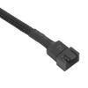 5PCS Braideds Rope Extension Cable 4-Pin PC Fan Cable Practical PWM Fan Cable  CPU Cooling