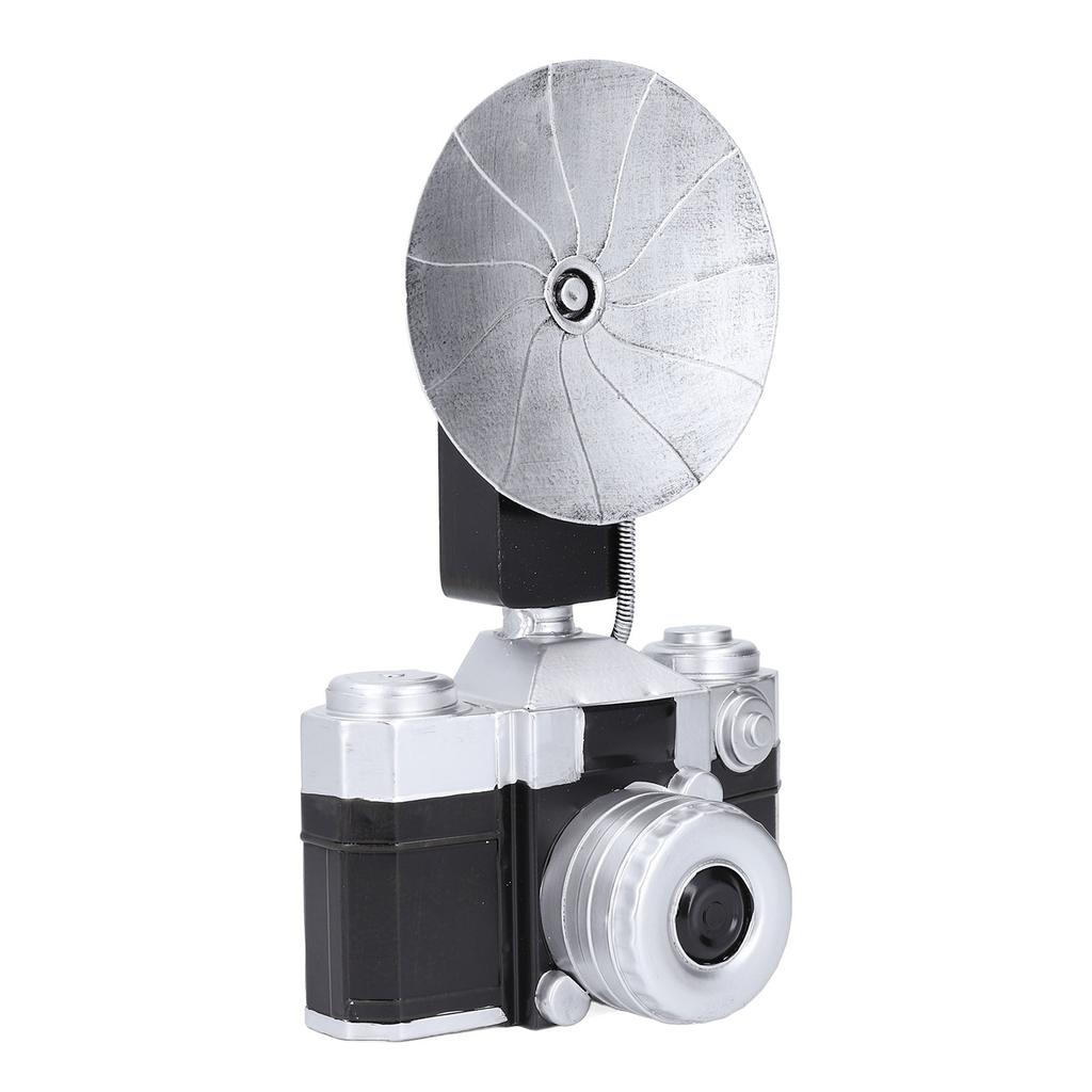 Nostalgic Vintage Camera Ornament European Style Iron Decompression Old Retro Camera Model Statue