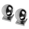 2pcs Stainless Steel Balls For Handrail Round Post Caps Replacement Fence Deck Railing Ball Guardrail Cover Stair Newel Cap