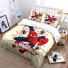 Marvel Ultimate Spider-Man Design Bettwäsche Bettbezug Set Bettbezug Kissenbezüge  (1*Bettbezug 2*Kissenbezüge, ohne Bettdecke)