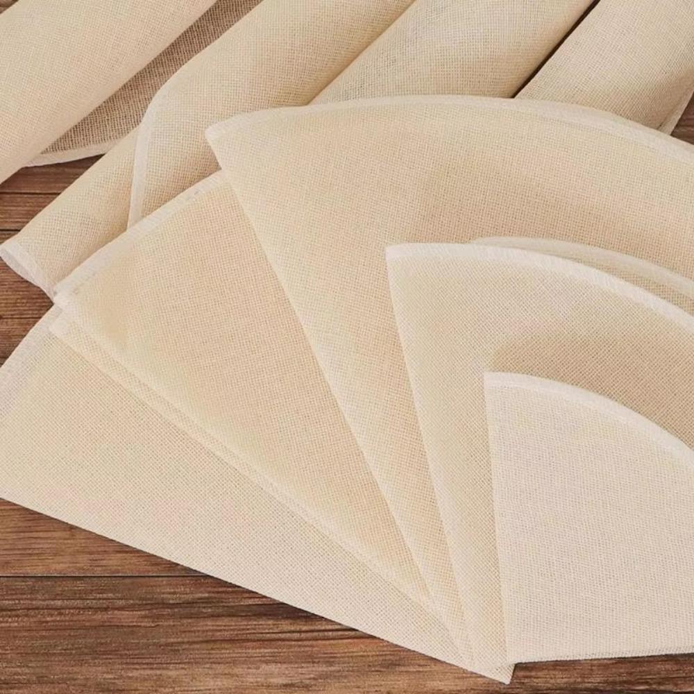 10pcs New Pure Cotton Steamer Cloth Round Reusable Steamed Mat Household Non-stick Drawer Cloth Kitchen Steamer