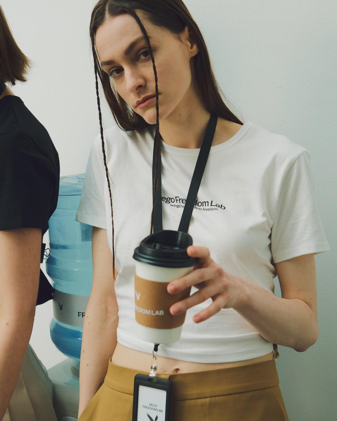 Igo Freedom Lab Igo Logo Crop T-Shirt_White White/1