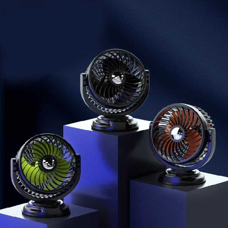 Universal USB 5V 12V 24V 360 Degree Rotation USB Car Fan Large Wind USB Car Fan